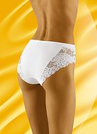 Comfortable briefs, high quality cotton, lace panel, slightly higher waist